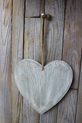 Drewniane serce 20 cm